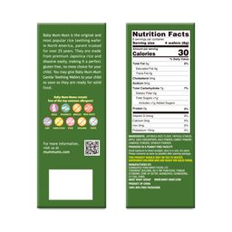 Baby Mum-Mum Vegetable Rice Rusks
