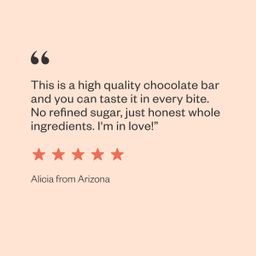 Cashew Butter & Pure Vanilla Bean Chocolate Bar