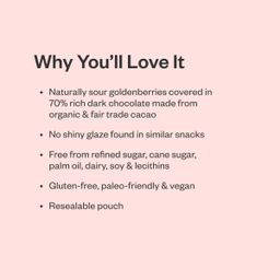 Chocolate-Covered Hunks, Sour Goldenberries