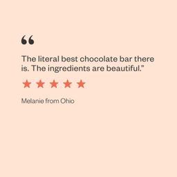Dark Chocolate Bar, Hazelnut Butter