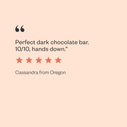 Dark Chocolate Bar, Hazelnut Coffee