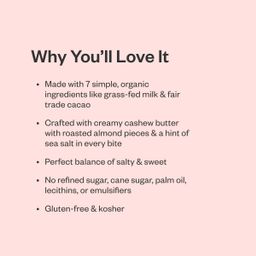 Milk Chocolate Bar, Almond Butter & Almond Crunch