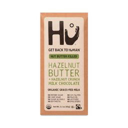 Milk Chocolate Bar, Hazelnut Butter & Hazelnut Crunch