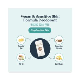 Baking Soda-Free Deodorant, Moroccan Rose