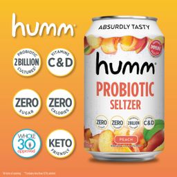 Probiotic Seltzer, Peach