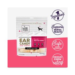 Ear Candy Beef Ear Chews Dog Chew Treats