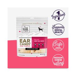 Ear Candy Beef Ear Chews Dog Chew Treats