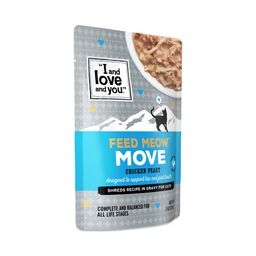 Feed Meow Wet Cat Food, Chicken Shreds