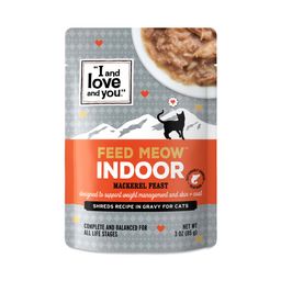 Feed Meow Wet Cat Food, Mackerel Shreds