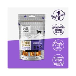 Free Ranger Braided Beef Bully Stix Dog Chew Treats