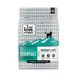 Naked Essentials Cat Kibble, Hairball Care with Salmon + Whitefish
