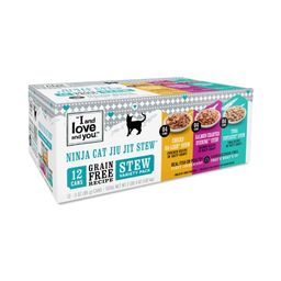 Ninja Cat Jiu Jit Stew Wet Cat Food Variety Pack