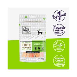 No Stink! Free Ranger Beef Bully Stix Dog Chew Treats