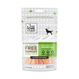 No Stink! Free Ranger Beef Bully Stix Dog Chew Treats