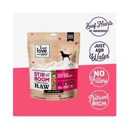 Stir & Boom Freeze Dried Raw Dog Food, Beef