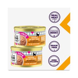 Wet Cat Food, Chicken Me Out Pâté, Multipack