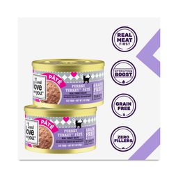 Wet Cat Food, Purrky Turkey Pâté, Multipack