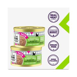 Wet Cat Food, Whascally Wabbit Pâté, Multipack