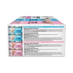 XOXO's Grain Free Canned Cat Food Variety Pack, Salmon & Whitefish Pate