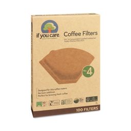 Compostable Coffee Filters, #4 Cone