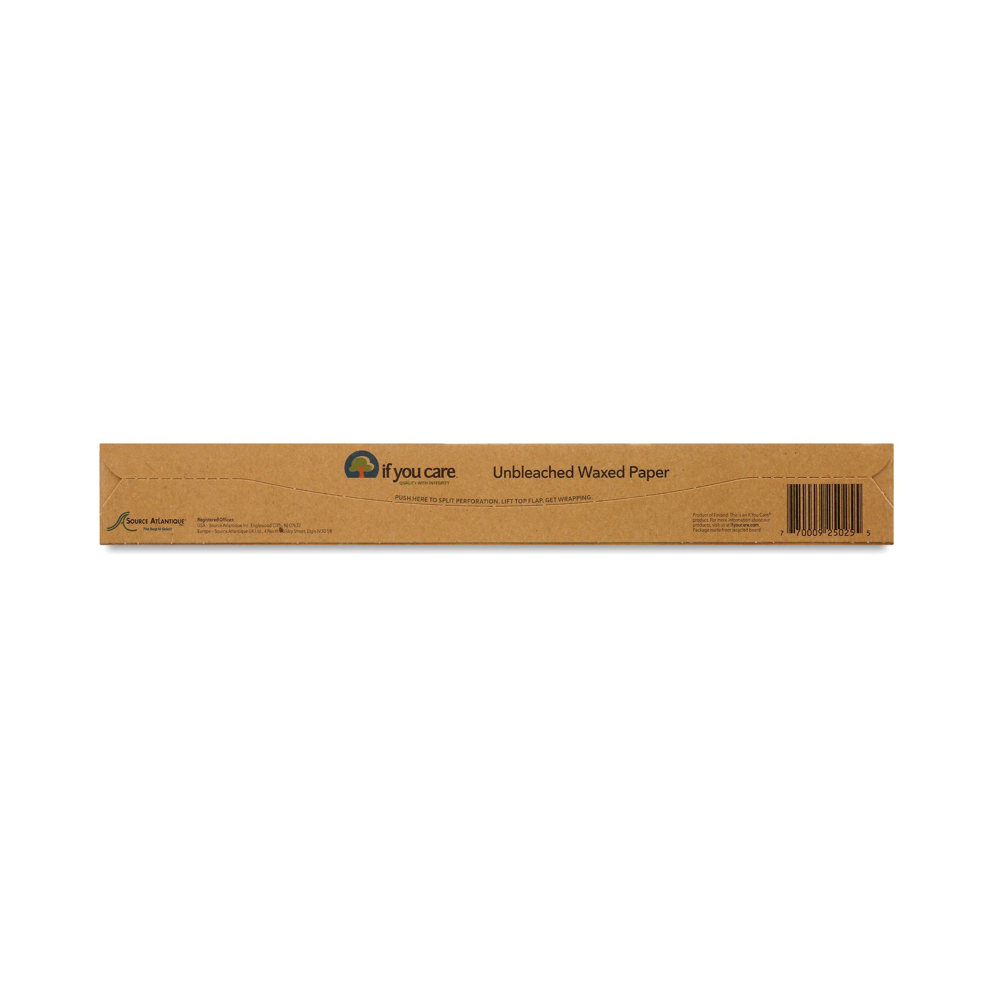 Unbleached Wax Paper
