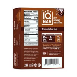 Protein Bar, Chocolate Sea Salt