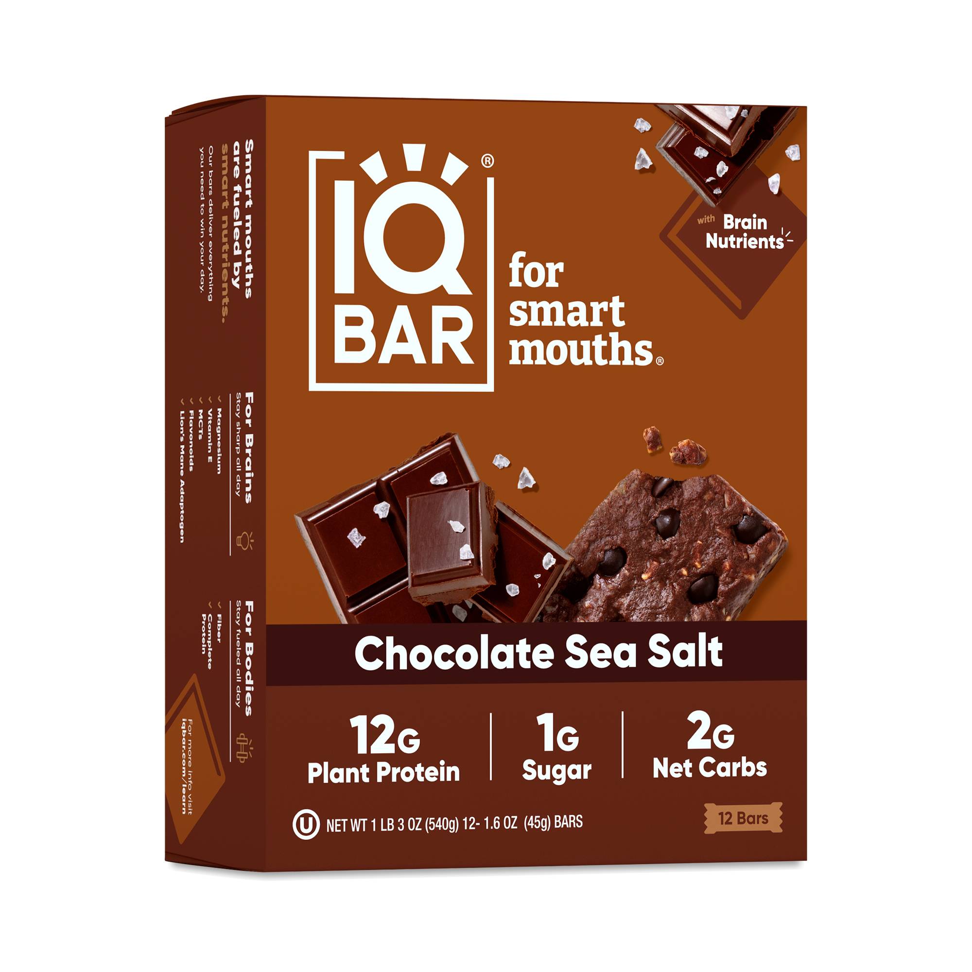 Protein Bar, Chocolate Sea Salt