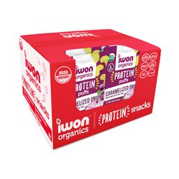 Organic Protein Puffs, Caramelized Onion, Snack Pack
