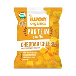 Organic Protein Puffs, Cheddar Cheese, Snack Pack