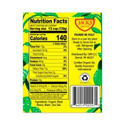 Organic Black Beans, Low Sodium