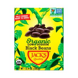 Organic Black Beans, Low Sodium