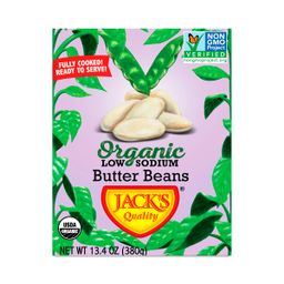 Organic Butter Beans, Low Sodium