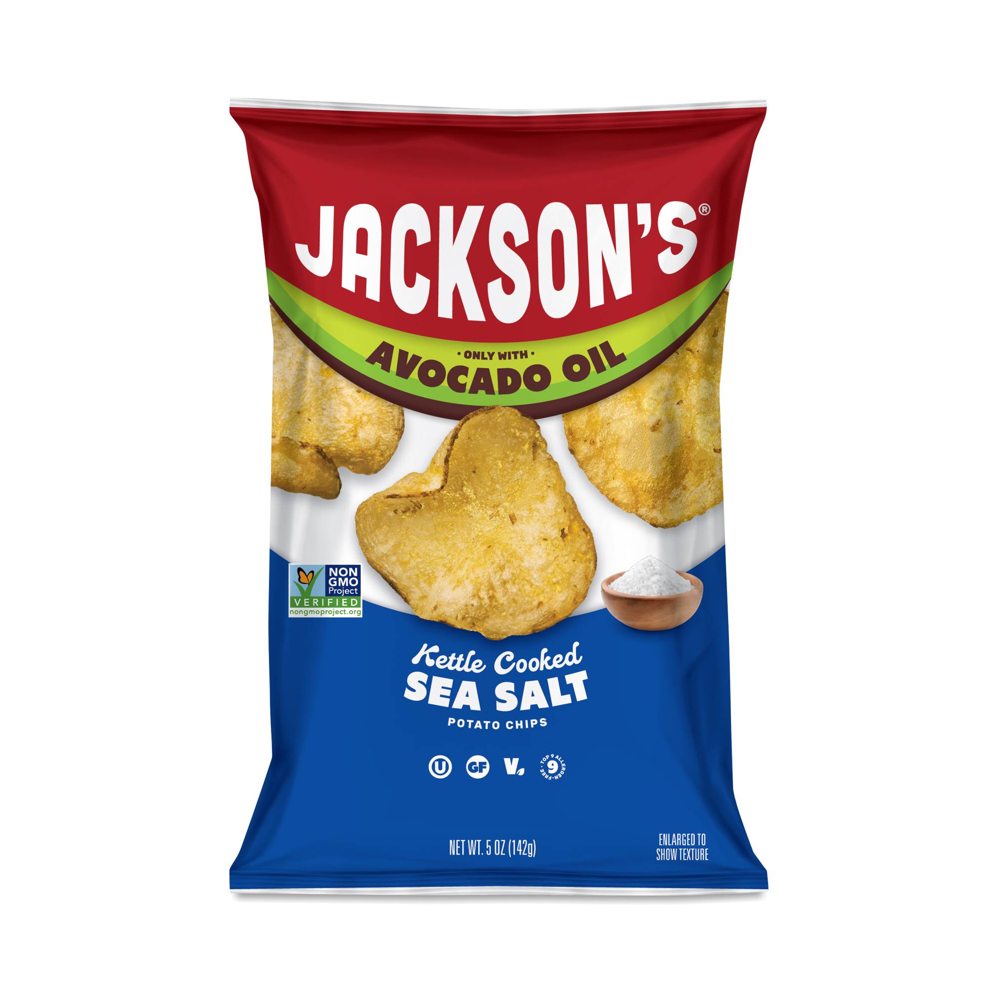 Avocado Oil Potato Chips, Sea Salt