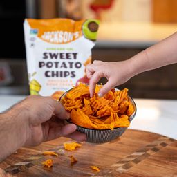 Avocado Oil Sweet Potato Chips, Wavy Cheddar & Sour Cream