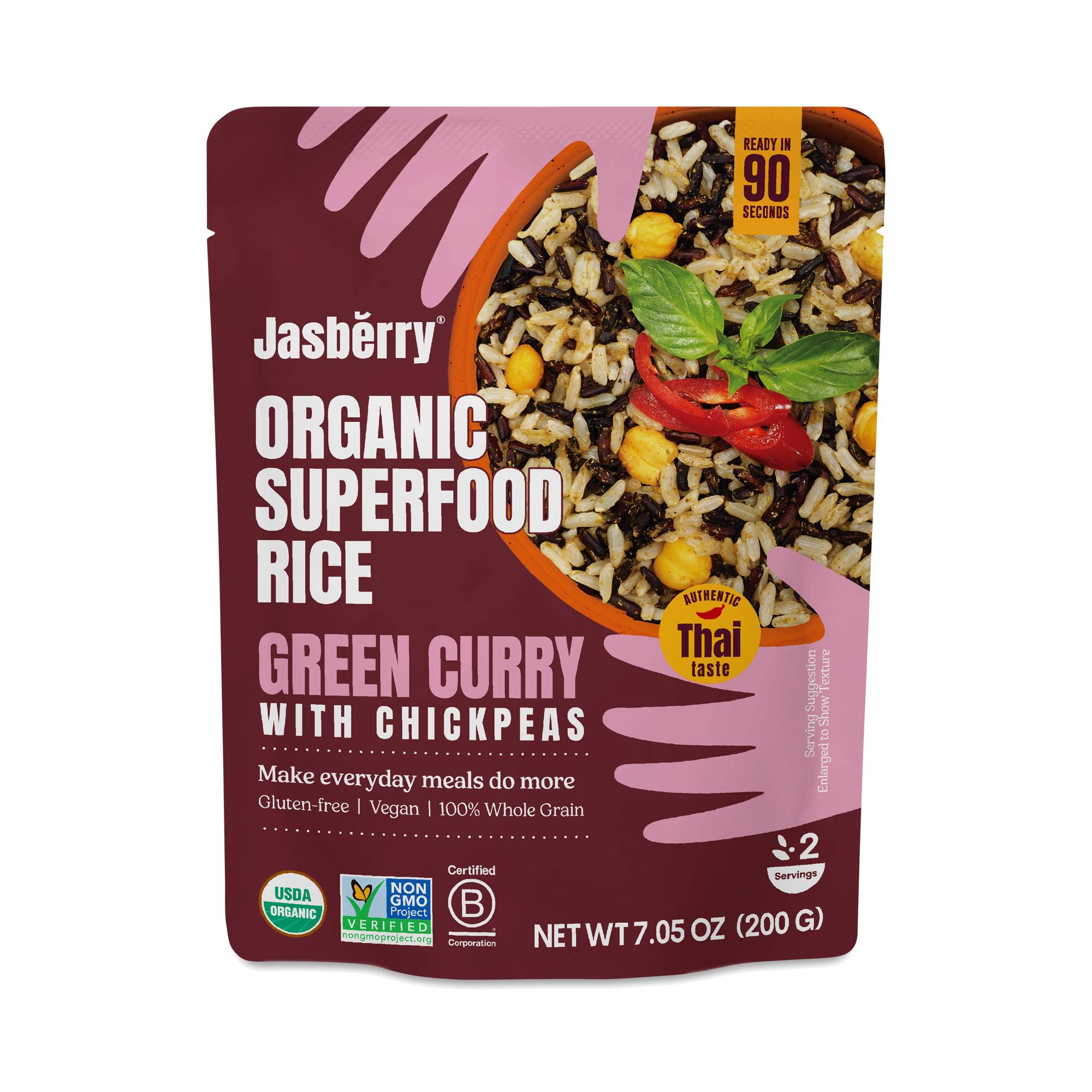 Organic Superfood Rice, Green Curry