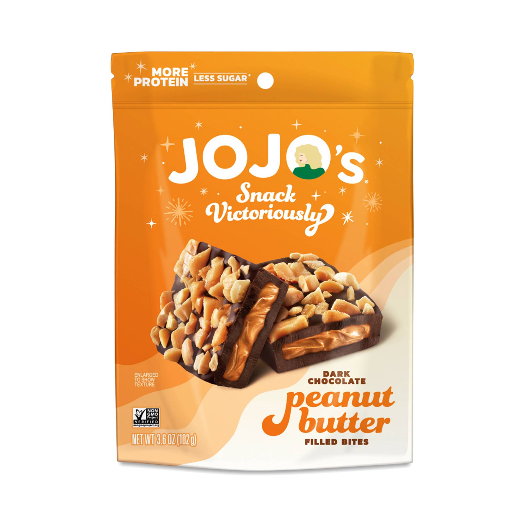 Dark Chocolate Bites, Peanut Butter Filled