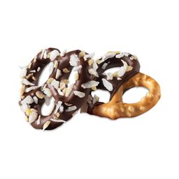 Gluten Free Pretzels, Dark Chocolate Covered Coconut