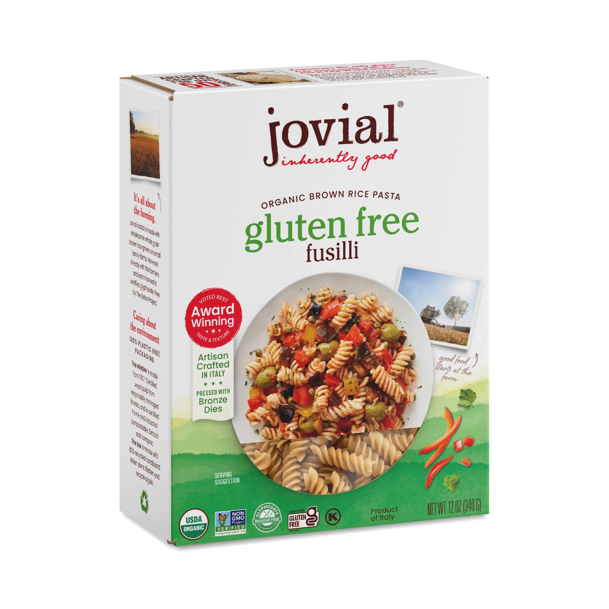 Organic Brown Rice Fusilli
