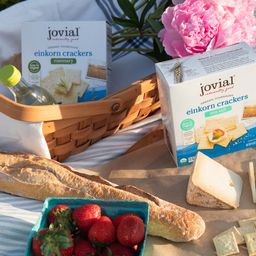 Organic Sourdough Einkorn Crackers, Sea Salt