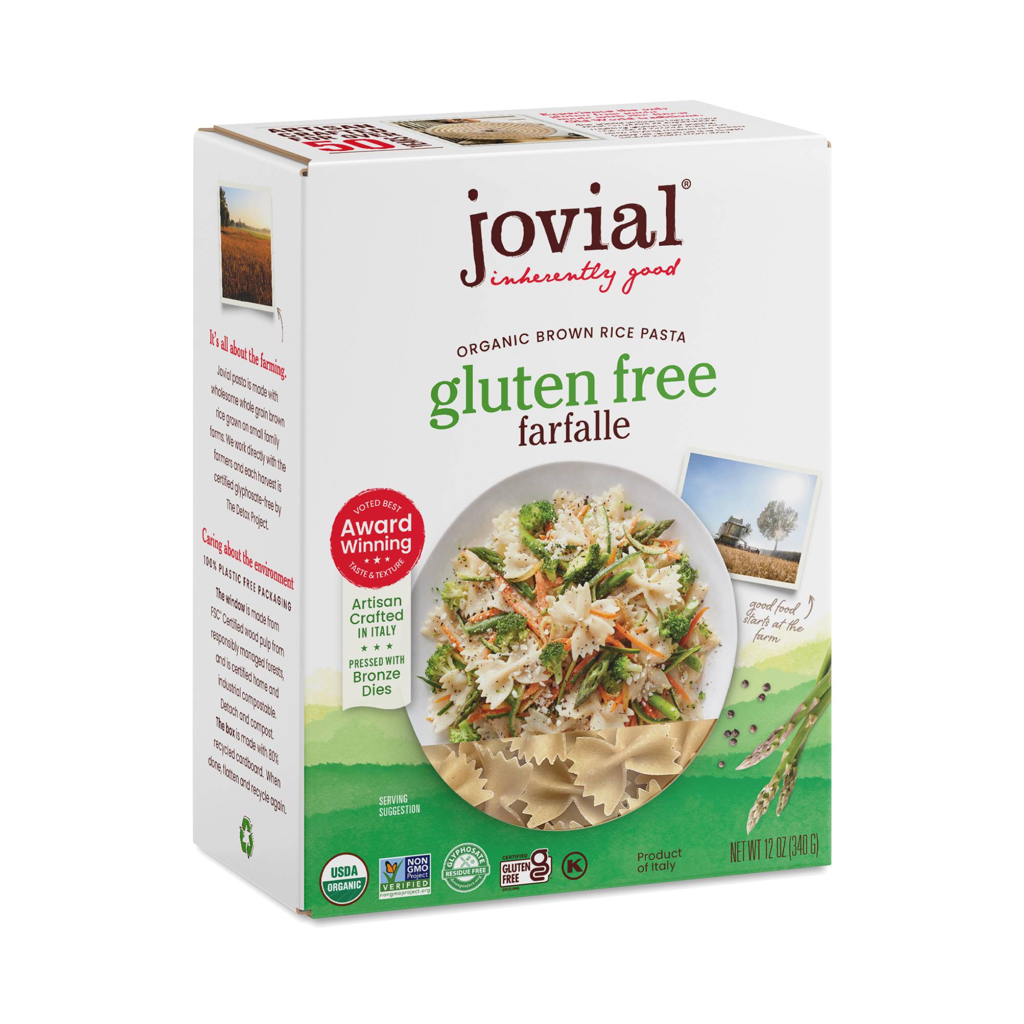 Organic Brown Rice Farfalle