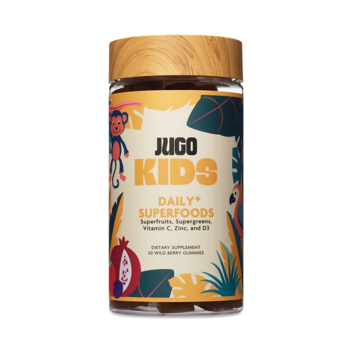 Kids Daily + Superfoods Gummies, Wild Berry