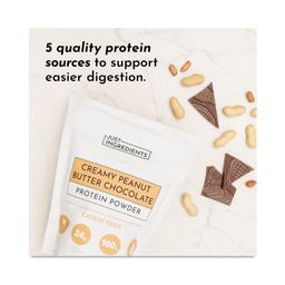 Casein Free Protein Powder, Creamy Peanut Butter Chocolate
