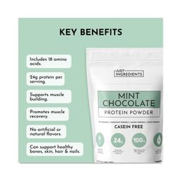 Casein Free Protein Powder, Mint Chocolate