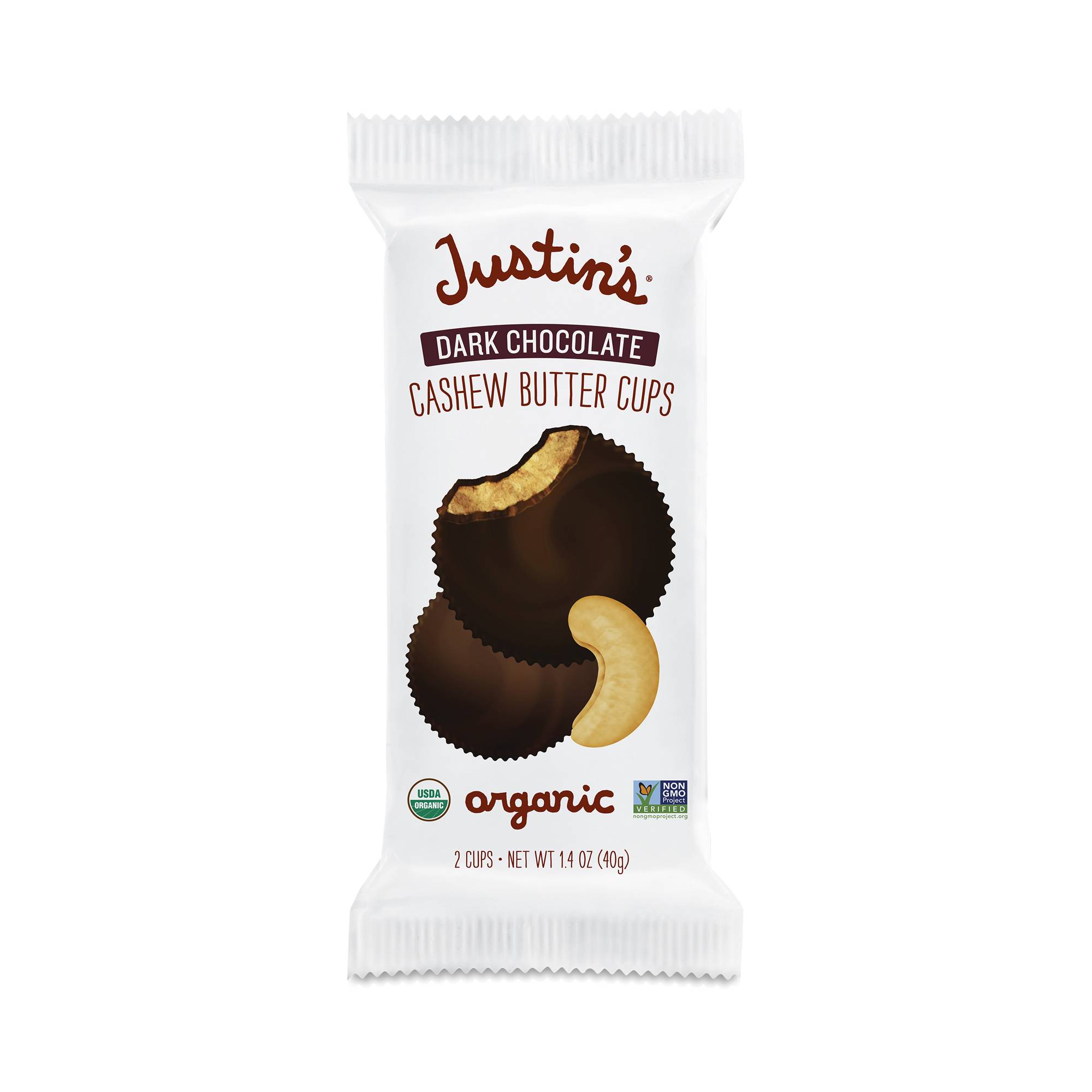 Dark Chocolate Cashew Butter Cups