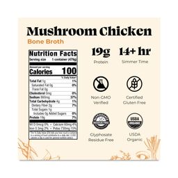 Bone Broth, Mushroom Chicken