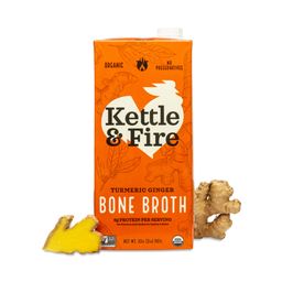 Chicken Bone Broth, Turmeric Ginger