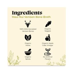 Venison Bone Broth, Maui Nui