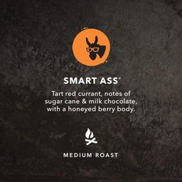 Smart Ass Whole Bean Coffee, Medium Roast