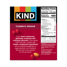 Nut Bar, Cranberry Almond