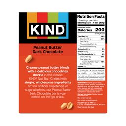 Nut Bar, Peanut Butter Dark Chocolate